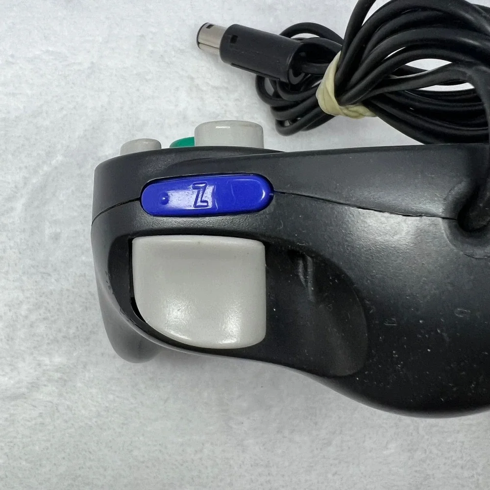 Aftermarket GameCube Controller Wired Unbranded Gamepad Kids Black Gaming  Video